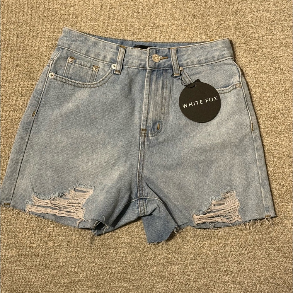 NWT White Fox Denim Shorts - Size XS